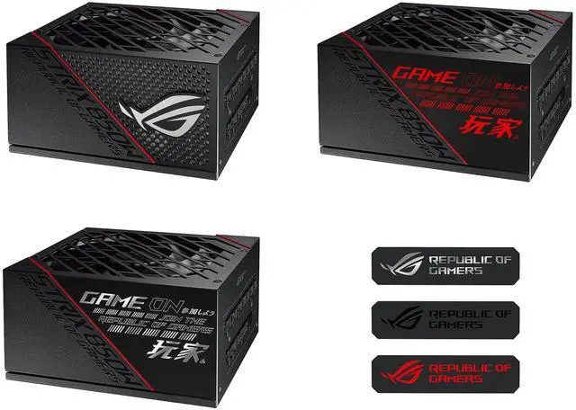 Alt view image 4 of 8 - ASUS ROG STRIX 850G 850W Gold Power Supply, ROG Heatsinks, Axial-tech Fan Design, Dual Ball Fan Bearings, 0dB Technology, 80 PLUS Gold Certification, Fully Modular Cables, 10-Year Warranty