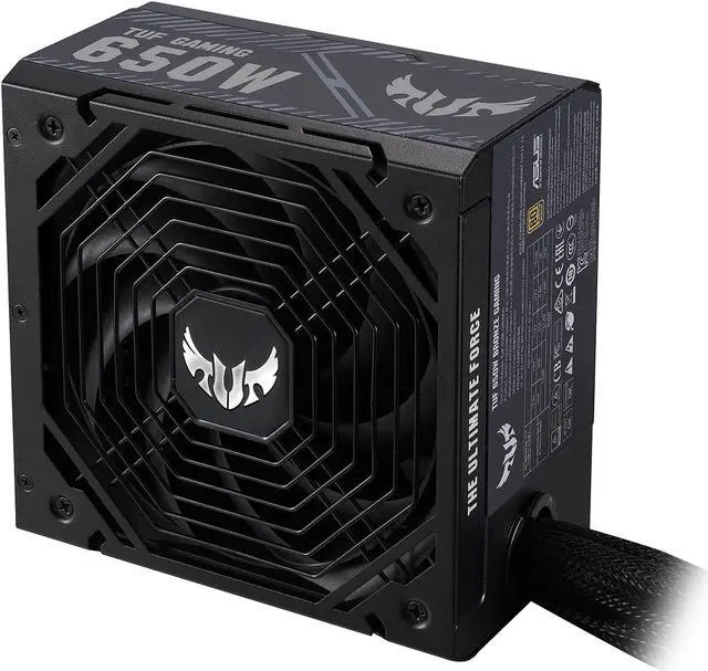 Alt view image 3 of 8 - ASUS TUF GAMING 650W Bronze PSU, Power Supply, Axial-tech Fan Design, Dual Ball Fan Bearings, 0dB Technology, 80 PLUS Bronze Certification, 80cm 8-pin CPU Connector, 6-year Warranty