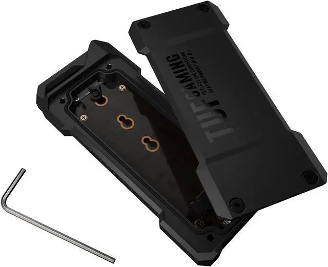 Alt view image 9 of 20 - ASUS TUF Gaming A1 External Dual M.2 NVMe PCIe SSD Enclosure - USB-C, SATA interfaces, M.2 Q-Latch for easy installation, Drop resistance, IP68 water and dust resistance, PS5 and Xbox support