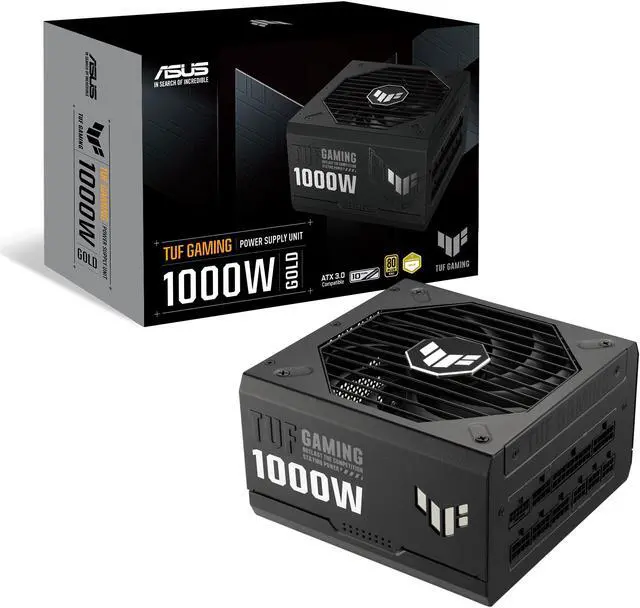 Alt view image 14 of 14 - ASUS TUF Gaming 1000W Gold (1000 Watt, ATX 3.0 Compatible Fully Modular Power Supply, 80+ Gold Certified, Military-grade Components, Dual Ball Bearing, Axial-tech Fan, PCB Coating)