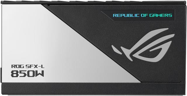 Alt view image 7 of 14 - ASUS ROG Loki SFX-L 850W Platinum (Fully Modular Power Supply, 80+ Platinum, 120mm PWM ARGB Fan, Aura Sync, ATX 3.0 Compatible, PCIe 5.0 Ready)