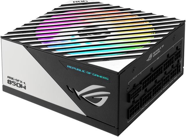 Alt view image 9 of 14 - ASUS ROG Loki SFX-L 850W Platinum (Fully Modular Power Supply, 80+ Platinum, 120mm PWM ARGB Fan, Aura Sync, ATX 3.0 Compatible, PCIe 5.0 Ready)