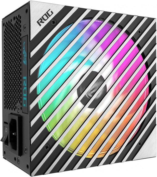 Alt view image 12 of 14 - ASUS ROG Loki SFX-L 850W Platinum (Fully Modular Power Supply, 80+ Platinum, 120mm PWM ARGB Fan, Aura Sync, ATX 3.0 Compatible, PCIe 5.0 Ready)