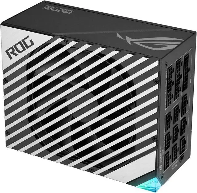 Alt view image 16 of 18 - ASUS ROG Thor 1200W Platinum II (1200 Watt, Fully Modular Power Supply, 80+ Platinum, Lambda A++ Certified, ROG heatsinks, 135mm PWM fan, 0dB Mode, OLED Panel, Sleeved Cables, Aura Sync)
