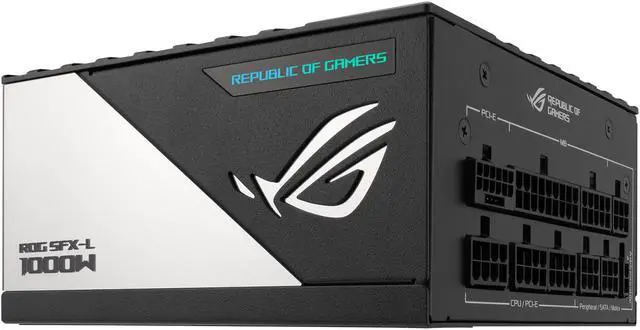 Alt view image 13 of 14 - ASUS ROG Loki SFX-L 1000W Platinum (Fully Modular Power Supply, 80+ Platinum, 120mm PWM ARGB Fan, Aura Sync, ATX 3.0 Compatible, PCIe 5.0 Ready)