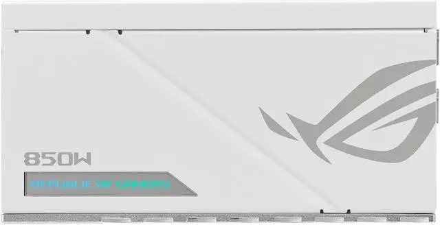 Alt view image 7 of 13 - ASUS ROG Loki SFX-L 850W Platinum White Edition (Fully Modular Power Supply, 80+ Platinum, 120mm PWM ARGB Fan, Aura Sync, ATX 3.0 Compatible, PCIe 5.0 Ready)