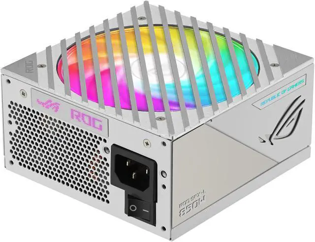 Alt view image 2 of 13 - ASUS ROG Loki SFX-L 850W Platinum White Edition (Fully Modular Power Supply, 80+ Platinum, 120mm PWM ARGB Fan, Aura Sync, ATX 3.0 Compatible, PCIe 5.0 Ready)