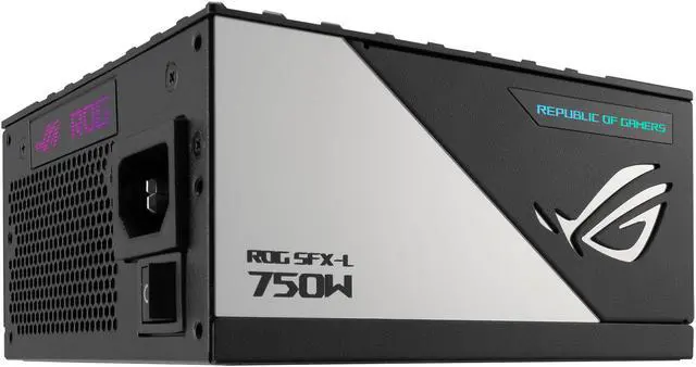 Alt view image 11 of 13 - ASUS ROG Loki SFX-L 750W Platinum (Fully Modular Power Supply, 80+ Platinum, Lambda A Certified, 120mm PWM ARGB Fan, Aura Sync, ATX 3.0 Compatible, PCIe 5.0 Ready)