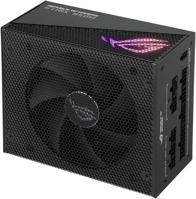 Alt view image 6 of 12 - ASUS ROG Strix 850W Gold Aura Edition (Fully Modular Power Supply, 80+ Gold Certified, ATX 3.0, Cybenetics Lambda A++ Certification, PCIe Gen 5.0 Ready, Axial-tech Fan, Aura Sync)