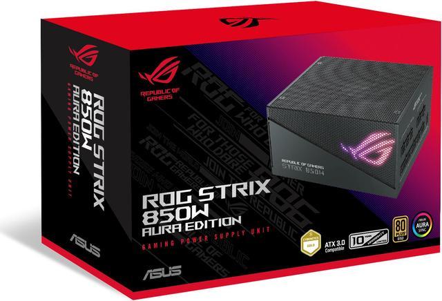 Power Supply 850W ASUS ROG STRIX Aura Edition [80+ Gold] - Photos,  Technical Specifications, HYPERPC Experts Review