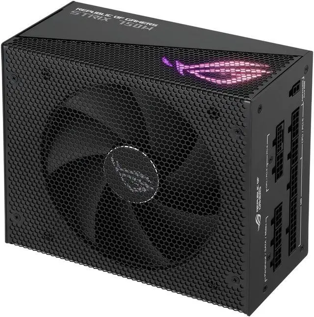Alt view image 5 of 12 - ASUS ROG Strix 750W Gold Aura Edition (Fully Modular Power Supply, 80+ Gold Certified, ATX 3.0, Cybenetics Lambda A++ Certification, PCIe Gen 5.0 Ready, Axial-tech Fan, Aura Sync)