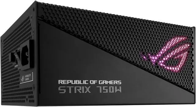 Alt view image 3 of 12 - ASUS ROG Strix 750W Gold Aura Edition (Fully Modular Power Supply, 80+ Gold Certified, ATX 3.0, Cybenetics Lambda A++ Certification, PCIe Gen 5.0 Ready, Axial-tech Fan, Aura Sync)