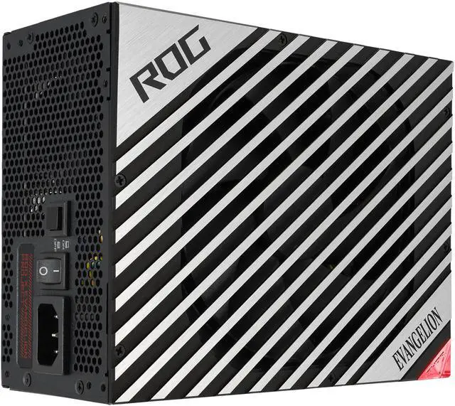 Alt view image 2 of 20 - ROG Thor 1000W Platinum II EVA Edition (1000 Watt, Fully Modular Power Supply, 80+ Platinum, Lambda A++ Certified, 135mm PWM fan, 0dB Mode, OLED Panel, Sleeved Cables, Aura Sync)