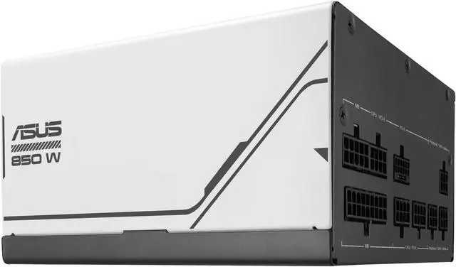 Alt view image 6 of 13 - ASUS Prime 850W Gold (850 Watt, ATX 3.0 Compatible, Fully Modular Power Supply, 80+ Gold Certified, Dual Ball Bearings, Two Color Options in One, 8-Year Warranty)