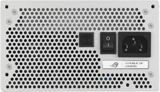Alt view image 6 of 12 - ASUS ROG Strix 1000W Gold Aura White Edition (Fully Modular Power Supply, 80+ Gold Certified, ATX 3.0, Cybenetics Lambda A+ Certification , PCIe Gen 5.0 Ready, Aura Sync, 10-Year Warranty)