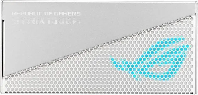 Alt view image 10 of 12 - ASUS ROG Strix 1000W Gold Aura White Edition (Fully Modular Power Supply, 80+ Gold Certified, ATX 3.0, Cybenetics Lambda A+ Certification , PCIe Gen 5.0 Ready, Aura Sync, 10-Year Warranty)