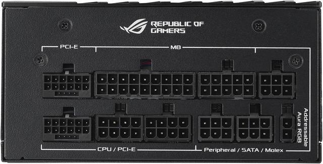 Alt view image 7 of 13 - ASUS ROG Loki SFX-L 1200W Titanium PSU (Fully Modular Power Supply, 80+ Titanium, 120mm PWM ARGB Fan, Aura Sync, ATX 3.0 Compatible, PCIe 5.0 Ready)
