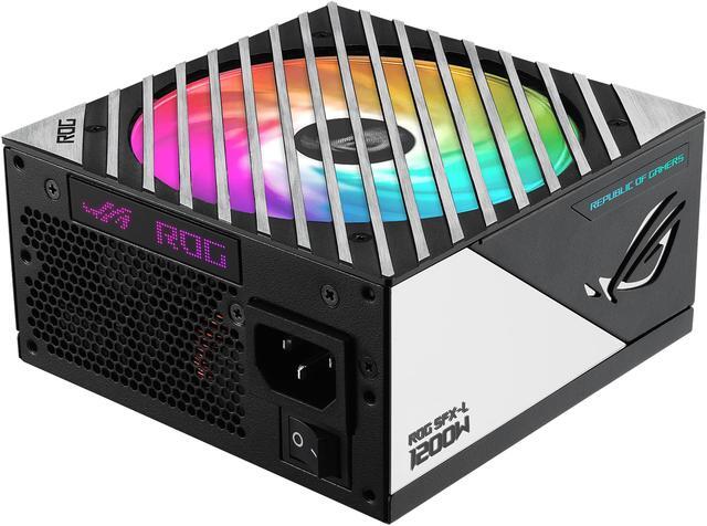 Alt view image 4 of 13 - ASUS ROG Loki SFX-L 1200W Titanium PSU (Fully Modular Power Supply, 80+ Titanium, 120mm PWM ARGB Fan, Aura Sync, ATX 3.0 Compatible, PCIe 5.0 Ready)