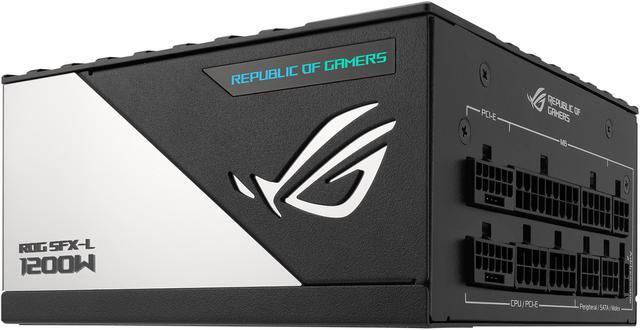 Alt view image 11 of 13 - ASUS ROG Loki SFX-L 1200W Titanium PSU (Fully Modular Power Supply, 80+ Titanium, 120mm PWM ARGB Fan, Aura Sync, ATX 3.0 Compatible, PCIe 5.0 Ready)