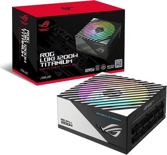 Alt view image 6 of 13 - ASUS ROG Loki SFX-L 1200W Titanium PSU (Fully Modular Power Supply, 80+ Titanium, 120mm PWM ARGB Fan, Aura Sync, ATX 3.0 Compatible, PCIe 5.0 Ready)