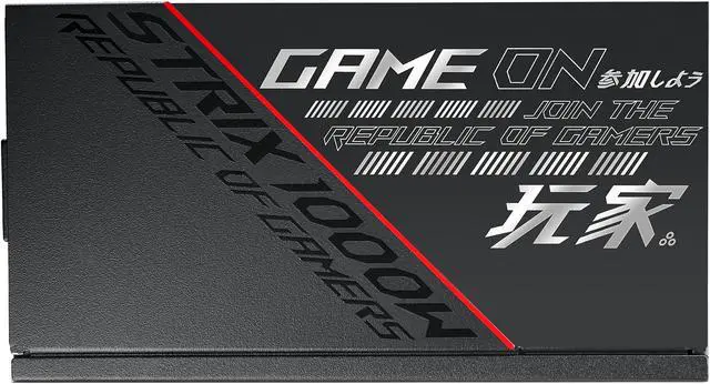 Alt view image 5 of 15 - ASUS ROG Strix 1000W Gold PSU (16-pin cable), Power Supply - ROG heatsinks, Axial-tech fan design, dual ball fan bearings, 0dB technology, 80 PLUS Gold Certification, fully modular cables
