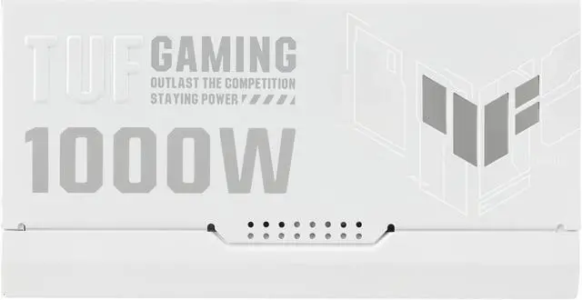 Alt view image 6 of 14 - ASUS TUF Gaming 1000W 80+ Gold White Edition (1000 Watt, Fully Modular Power Supply, 80+ Gold Certified, Military-grade Components, Dual Ball Bearing, Axial-tech Fan, PCB Coating)