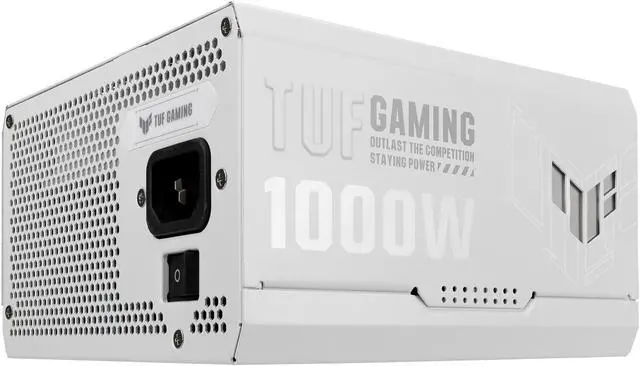 Alt view image 11 of 14 - ASUS TUF Gaming 1000W 80+ Gold White Edition (1000 Watt, Fully Modular Power Supply, 80+ Gold Certified, Military-grade Components, Dual Ball Bearing, Axial-tech Fan, PCB Coating)