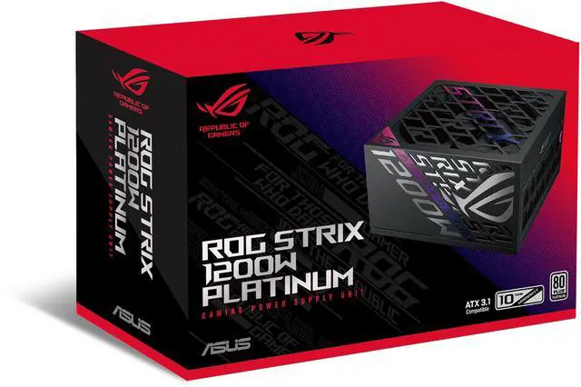 Alt view image 17 of 16 - ASUS ROG Strix 1200W Platinum (Fully Modular Power Supply, 80 Plus Platinum Certified, ATX 3.1, GaN MOSFET, GPU-First Intelligent Voltage Stabilizer, 10-Year Warranty)