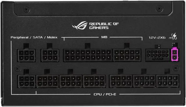 Alt view image 15 of 16 - ASUS ROG Strix 1200W Platinum (Fully Modular Power Supply, 80 Plus Platinum Certified, ATX 3.1, GaN MOSFET, GPU-First Intelligent Voltage Stabilizer, 10-Year Warranty)