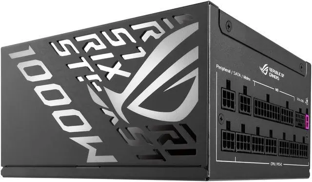 Alt view image 7 of 16 - ASUS ROG Strix 1000W Platinum (Fully Modular Power Supply, 80 Plus Platinum Certified, ATX 3.1, Cybenetics Lambda A+, GaN MOSFET, GPU-First Intelligent Voltage Stabilizer, 10-Year Warranty)
