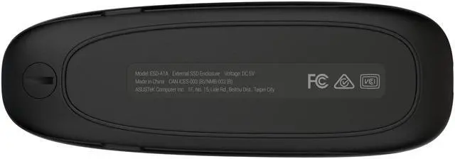 Alt view image 15 of 15 - ASUS Cobble — Portable M.2 NVMe® PCIe® SSD enclosure, USB-C® 3.2 Gen 2x1, up to 10 Gbps transfer speeds, IP55 water- and dust-resistance, thermal pad, Windows 11 and macOS support