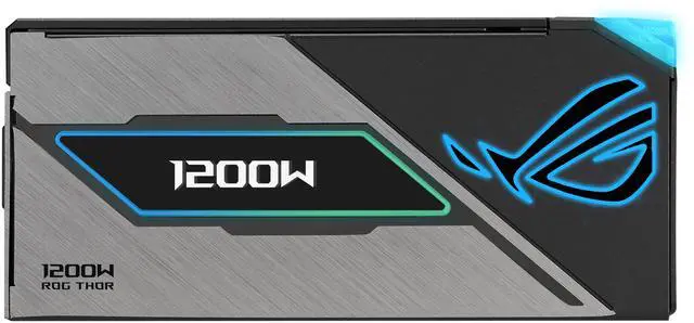 Alt view image 6 of 12 - ASUS ROG Thor 1200W Platinum III PSU (80 PLUS Platinum Certified, ATX 3.1, GaN MOSFET, GPU-First Intelligent Voltage Stabilizer, Magnetic OLED Display, Turbo Mode, 10-Year Warranty)