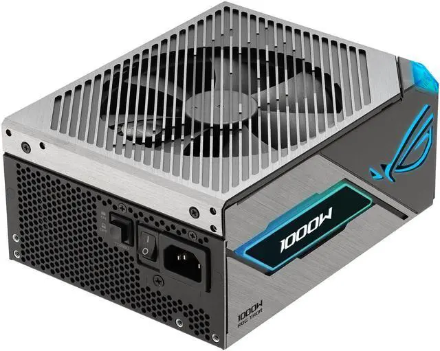 Alt view image 4 of 10 - ASUS ROG Thor 1000W Platinum III PSU (80 PLUS Platinum Certified, ATX 3.1, GaN MOSFET, GPU-First Intelligent Voltage Stabilizer, Magnetic OLED Display, Turbo Mode, 10-Year Warranty)