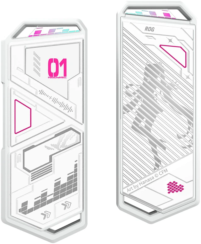 Main image of ASUS ROG Strix Arion Hatsune Miku Edition M.2 NVMe SSD Enclosure - USB-C 3.2 Gen 2 (10 Gbps), Dual USB-C to C and USB-C to A Cables, Screwdriver-free, aluminum-alloy case, and thermal pads