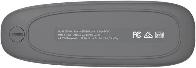 Alt view image 7 of 17 - ASUS Cobble USB-C 3.2 Gen 2x1 SSD Enclosure, supports 2242/2260/2280 M.2PCIe NVMe and SATA SSDs up to 4TB, IP55, Compatible with Win 11, MacOS, PS5 & Xbox, Tool-Free Installation, USB-C cable included