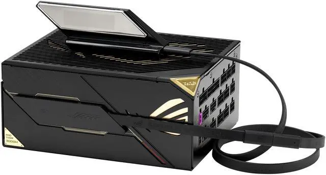 Alt view image 6 of 20 - ASUS ROG Thor 3000W Titanium III Edition 20 (80 PLUS Titanium, Fully Modular ATX, ATX 3.1, PCIe 5.1, ROG Equalizer 12V-2x6 GPU Cable, GaN MOSFET, Patented GPU-First Intelligent Voltage Stabilizer)