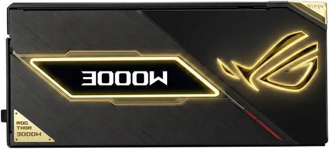 Alt view image 10 of 20 - ASUS ROG Thor 3000W Titanium III Edition 20 (80 PLUS Titanium, Fully Modular ATX, ATX 3.1, PCIe 5.1, ROG Equalizer 12V-2x6 GPU Cable, GaN MOSFET, Patented GPU-First Intelligent Voltage Stabilizer)