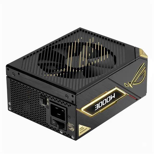 Alt view image 4 of 20 - ASUS ROG Thor 3000W Titanium III Edition 20 (80 PLUS Titanium, Fully Modular ATX, ATX 3.1, PCIe 5.1, ROG Equalizer 12V-2x6 GPU Cable, GaN MOSFET, Patented GPU-First Intelligent Voltage Stabilizer)