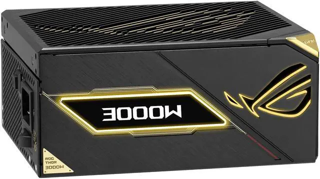 Alt view image 19 of 20 - ASUS ROG Thor 3000W Titanium III Edition 20 (80 PLUS Titanium, Fully Modular ATX, ATX 3.1, PCIe 5.1, ROG Equalizer 12V-2x6 GPU Cable, GaN MOSFET, Patented GPU-First Intelligent Voltage Stabilizer)