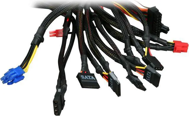 Alt view image 6 of 7 - Sentey Extreme Rock Power ERP600-SS 600 W ATX 12V v2.2 Power Supply