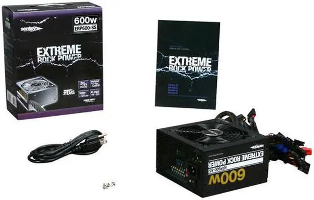 Alt view image 7 of 7 - Sentey Extreme Rock Power ERP600-SS 600 W ATX 12V v2.2 Power Supply