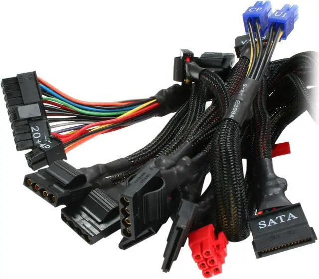 Alt view image 6 of 7 - Sentey Solid Power SDP650-SS 650 W ATX 12V v2.2 & EPS 12V v 2.91 80 PLUS Certified Active PFC Power Supply