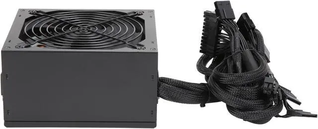 Alt view image 5 of 8 - Apexgaming STG-650 650 W ATX 12V V2.4 / EPS 12V V2.92 80 PLUS GOLD Certified Non-Modular Active PFC Power Supply