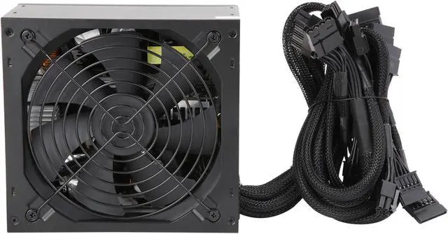 Alt view image 6 of 8 - Apexgaming STG-650 650 W ATX 12V V2.4 / EPS 12V V2.92 80 PLUS GOLD Certified Non-Modular Active PFC Power Supply