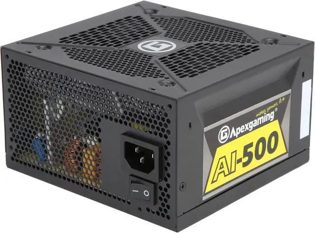 Main image of APEX Apexgaming AI-500 500 W ATX12V / EPS12V 80 PLUS Certified Non-Modular Active PFC Power Supply