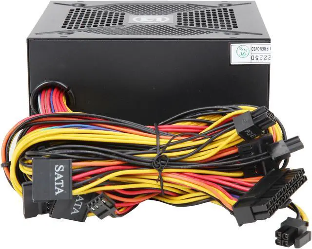 Alt view image 4 of 7 - APEX Apexgaming AI-500 500 W ATX12V / EPS12V 80 PLUS Certified Non-Modular Active PFC Power Supply