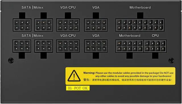 Alt view image 10 of 12 - DeepCool DQ850-M-V2L 850W ATX12V / EPS12V 80 PLUS Gold Certified Fully Modular Power Supply, 10 Year Warranty