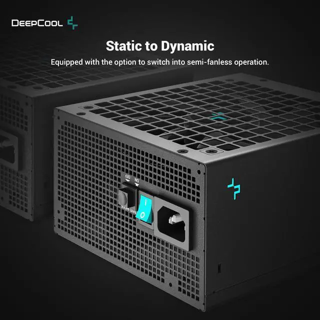 Alt view image 6 of 6 - DeepCool PX1200G ATX3.0 80 PLUS Gold Fully Modular 1200W Power Supply, 135mm FDB Fan with Silent Fanless Mode, 160mm Compact Size