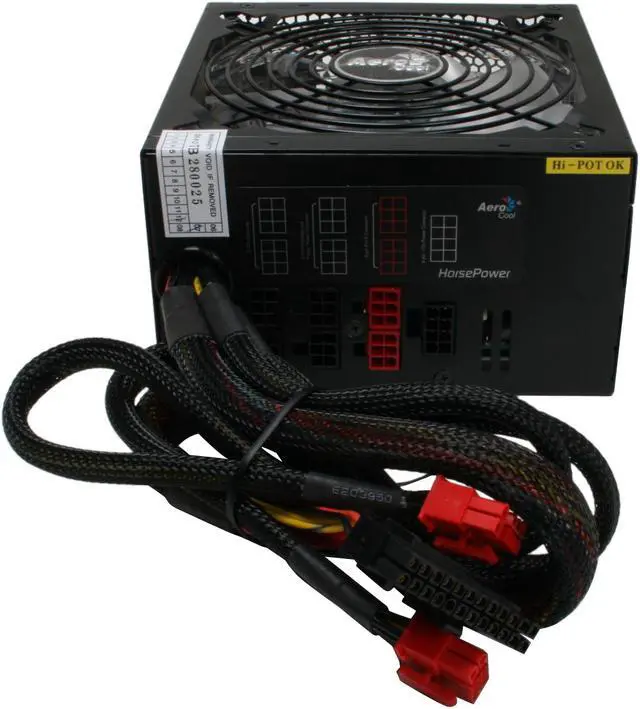Alt view image 5 of 12 - AeroCool HorsePower 750 W ATX12V V2.2 / EPS12V V2.91 SLI Certified CrossFire Ready 80 PLUS Certified Modular Active PFC Modular LED SLI Power Supply