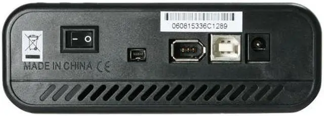 Alt view image 4 of 8 - AMS VENUS DS3 DS-PL3507CBK Aluminum 3.5" IDE USB 2.0 & FireWire 400 External Enclosure - OEM